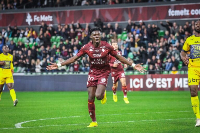 Amadou Dia Ndiaye marque son premier however avec Metz