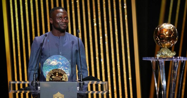 Sadio Mane remporte le prix Socrates après des travaux philanthropiques au Sénégal ▷ SportsBrief.com