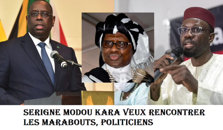 Serigne Modou Kara veux rencontrer les marabouts, politiciens et la société civile pour la stabilite